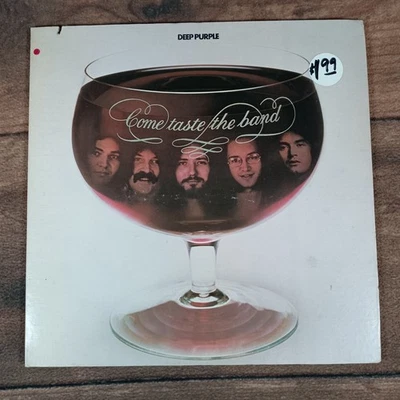 Deep Purple Come Taste the Band Vinyl Record LP 1975 PR 2095 Warner Bros Records - Image 1 of 4