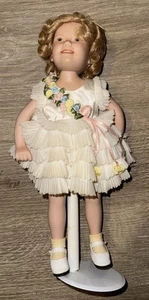 Muñeca Shirley Temple de porcelana Danbury como nueva ~ Baby Takes a Bow ~ firmada Elke Hutchers - Imagen 1 de 5