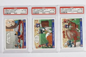 (3) 1992 Upper Deck Comic Ball PSA Lot Jerry Rice Dan Marino - Bild 1 von 2