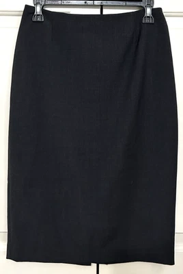 NUEVO CON ETIQUETAS Antonio Melani Talla 2 Gris Ace Carrera Falda Lápiz Mujer Foto 1 de 4