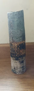ALAN WALLWORK EARLY VASE STONEWARE POTTERY CYLINDER - Picture 1 of 12