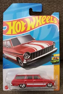 Hot Wheels 2023 Mainline '64 CHEVY NOVA WAGON 222/250 nuovo di zecca - Foto 1 di 7