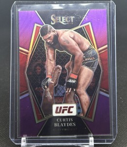 Curtis Blaydes 2022 UFC Panini Select  premier level purple refractor /60 #184