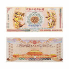 100pcs*100 Quintillion Chinese Yellow Dragon Paper Note Un-currency UV Light 冥币