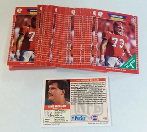 1989 Pro Set RC #496 DAVID WILLIAMS ROOKIE Lot of (10) - Picture 1 of 1