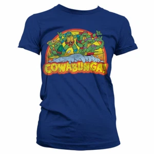 Officially Licensed Teenage Mutant Ninja Turtle - Cowabunga! Women T-Shirt S-XXL - Picture 1 of 16