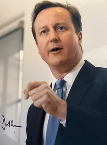 DAVID CAMERON - EHEMALIGER KONSERVATIVER PREMIERMINISTER - AUSGEZEICHNET SIGNIERTES FOTO - Bild 1 von 1
