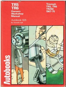 TRIUMPH TR5 TR250 TR6 SPORTS CONVERTIBLE 1967-75 OWNERS WORKSHOP MANUAL *H.BACK* - Picture 1 of 1
