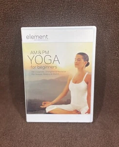 Pre Owned Element AM & PM Yoga For Beginners DVD 2008 - Imagen 1 de 4
