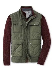 PETER MILLAR Crown Sussex gesteppte Reiseweste winddicht Herren Gr. S MF21Z11 neu ohne Etikett - Bild 1 von 12