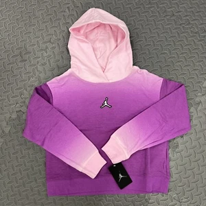 Jordan Hoodie Girls Size Large Crew Pullover Hyper Violet - Picture 1 of 6