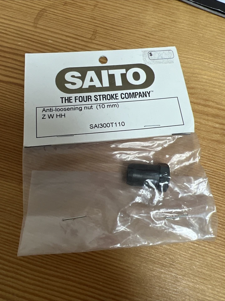 Saito Engines Anti-Loosening Nut SAI300T110 Replacement Engine Parts 10mm Z W HH - Image 1 of 1