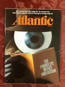 ATLANTIC Magazine August 1975 Clifford D. May William Goyen Paul Theroux - Picture 1 of 1