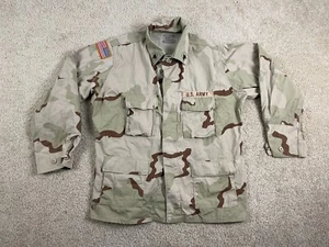 American Apparel Military Jacket Mens XL Button Up Desert Camouflage Multicolor - Picture 1 of 11