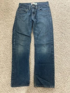 Levis Boys Jeans 514 Slim Straight Size 16 Regular Blue Denim - Picture 1 of 8