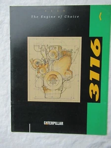 1993 CAT Caterpillar 3116 Engine Sales Brochure - Picture 1 of 8