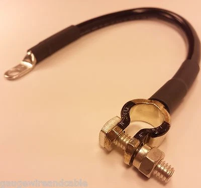 Battery Cable Negative 4 Gauge AWG Marine Grade Tinned Copper - Car, Boat, Solar