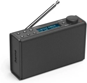 Hama 54242 Digitalradio DR7USB, FM/DAB+/Bat Schwarz NEU & OVP - Bild 1 von 1