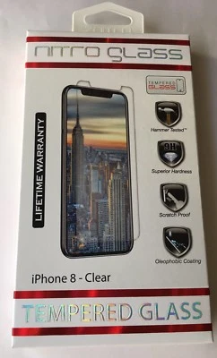 ZNITRO Tempered Glass Screen Protector, Apple iPhone X,  CLEAR - Image 1 of 3