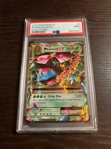 Pokemon 2016 XY Evolutions M VENUSAUR EX #2 PSA 9 Mint RARE - Picture 1 of 2