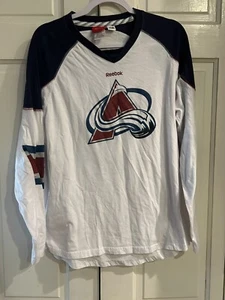 Reebok Colorado Avalanche Matt Duchene #9 Long Sleeve Jersey Shirt Size L - Picture 1 of 4