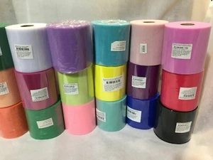 Tulle In Vari Colori tessuto Cerimonie cm12,5x 100 metri Ottima Qualità - Foto 1 di 8