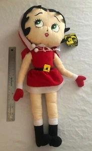 Betty Boop Short Santa Dress X-Mas Collection Christmas Plush 2007 Kellytoy - Picture 1 of 5