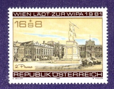 1980 Austria SC# B344 - No, B343 Inscribed "2. Phase" - M-H - Image 1 of 2