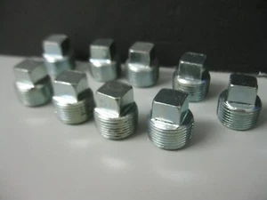 Lot of 9 Pipe Plug Square Head 3/4" Pipe Fitting Threaded - Picture 1 of 11