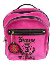 RARE Vintage Juicy Couture Hot pink Y2K backpack