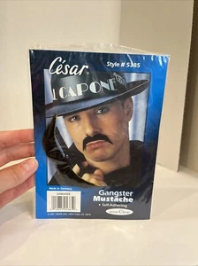 Groupe Cesar Gangster Mafia Mustache Facial Hair Adult Men Halloween - Picture 1 of 3