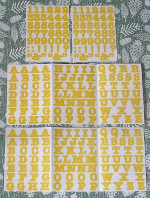 Pegatinas Creative Memories ABC/123 estilo audaz alfabeto y número - doradas  Foto 1 de 2