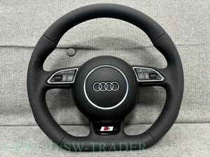 Volante inferior plano Audi A4 A5 S4 S5 A6 C7 A7 A8 S6 S7 S8 RS6 RS7 manual - Imagen 1 de 10