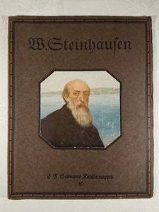 Wilhelm Steinhausen 8 reproducciones en color s. Werke Verlag E. A. Seemann Leipzig - Imagen 1 de 12
