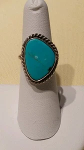 Türkis Sterling Silber Ring Größe 6,5 - Bild 1 von 9