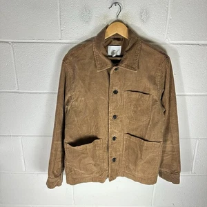 H&M Chaqueta Para Hombres Mediana Marrón Tareas Sobrecamisa Oi Polloi Ropa de Trabajo Pana Cordón - Imagen 1 de 10
