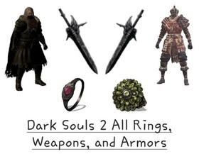 Ultimate Dark Souls 2 Collection - PS4/PS5 - Pack of Gear - Weapon, Armor, Rings