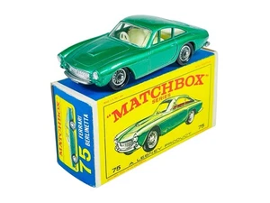 Matchbox Lesney Superfast MB75 Green Ferrari Berlinetta w/E4 Box - Picture 1 of 12