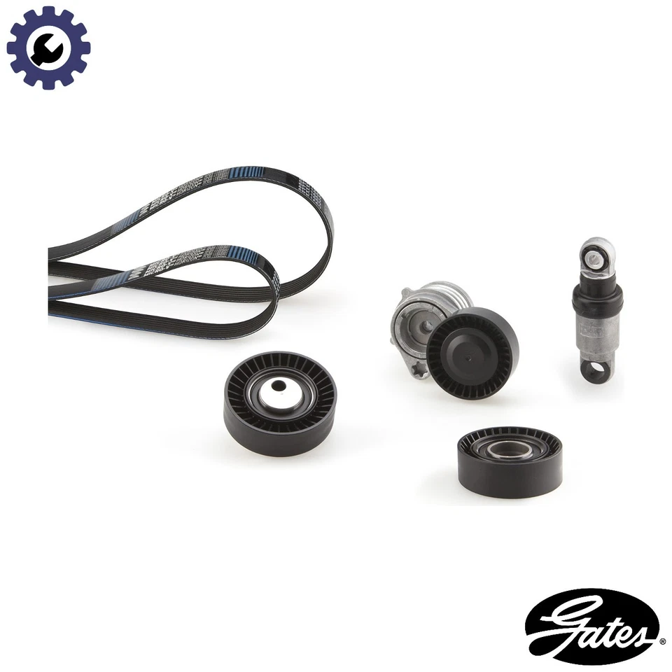 VRIBBED BELT SET K086PK1540 FOR BMW N52 B25 BE 2.5L M54 B30 3.0L M54 B25 2.5L - Image 1 of 4