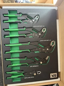 Sk Tools Pliers Set In Foam - Picture 1 of 1