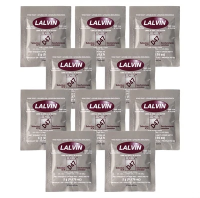 Levadura de vino Lalvin ICV-D47, 5G - Paquete de 10 Foto 1 de 3