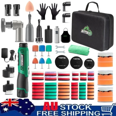 BATOCA S6 Cordless Car Polisher Mini DA&RO Buffer Polishing 2x 12V Battery Set - image 1 of 4