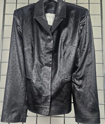 VOTRE NOM коллекции страус печать скрытый кнопка эластичной моды блейзер Sz 5 - Изображение 1 из 4