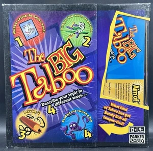 The Big Taboo Board Game Hasbro Parker 2006 Complete PARTIALLY SEALED CONTENTS - Picture 1 of 19