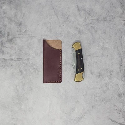 Cuchillo de cuero Slip Buck 112 funda de cuero EDC funda de cuero funda Knipex Foto 1 de 2