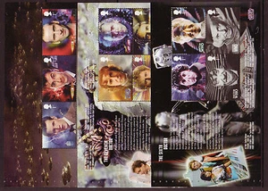 GREAT BRITAIN 2013 DOCTOR WHO SET OF 3 PANES FINE USED. - Picture 1 of 1