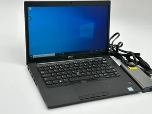 Dell Latitude 7490 14" (256G SSD, Intel Core i7-8650U, 1.90 GHz, 16GB) Win 10 Pr - Picture 1 of 5