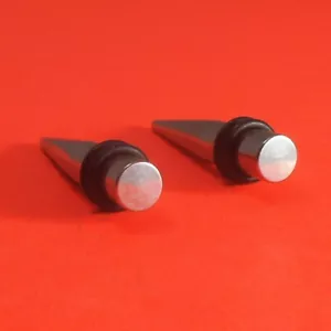 Pair of Surgical Steel Ear Tapers Stretchers Expander Plugs Wi "O" Rings 6mm: UK - Picture 1 of 8