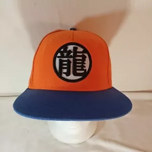 Dragon Ball Z Hat Anime Animation Blue Orange Snapback Adjustable - Picture 1 of 8