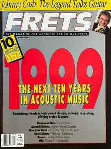 Frets Magazine March 1989 Johnny Cash The Legend Talks Guitar Fleetwood Mac - Picture 1 of 1